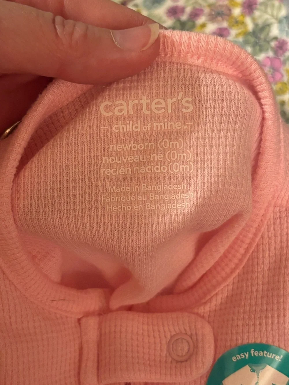 NWT Carters *Bundle of 3* infant girls sleep n play sz NB